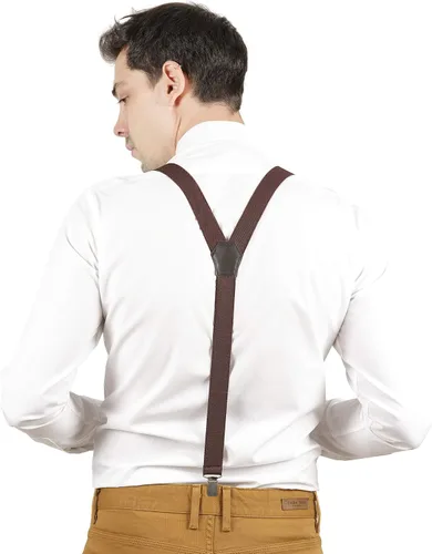 Vista 10 de Tirantes para hombre Tirantes elásticos con espalda en Y