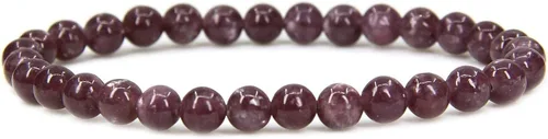 Vista 46 de Angelstones Gemstones 6mm Round Beads Healing Crystal Bracelet for women Amatista