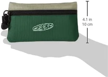 Vista 5 de Keen - Bolsa larga para tarjetero de material duro color verde y lobo de madera tamaño libre