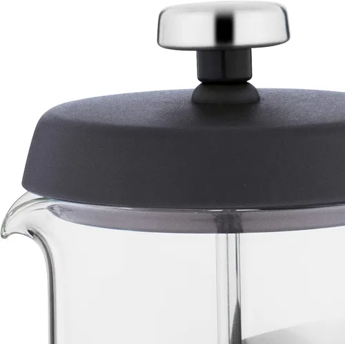 Vista 4 de Berghoff Essentials - Tapa de vidrio resistente al calor Maestro PP de 0.37 cuartos de galón, diseño ergonómico, mango de acero inoxidable 18/10