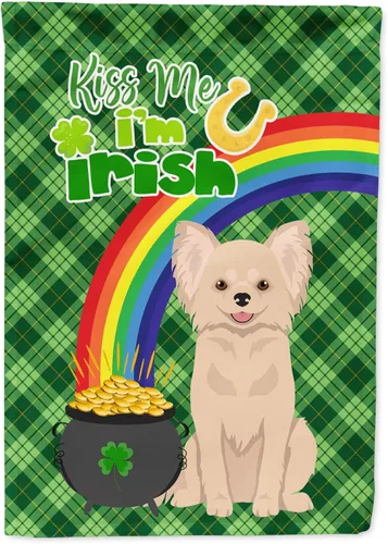 Vista 34 de Caroline's Treasures WDK4731GF - Bandera decorativa para jardín del día de San Patricio, color negro y tostado, Airedale Terrier, para jardín