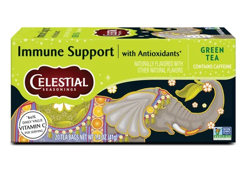 Vista 12 de Celestial Seasonings Té Verde Auténtico 20 Bolsas de Té