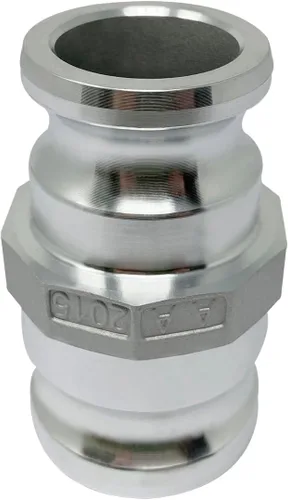 Vista 8 de Gloxco Tipo de aluminio AA leva y ranura de montaje, Camlock macho x Camlock macho (1, 1 "Camlock macho x 1" macho Camlock)