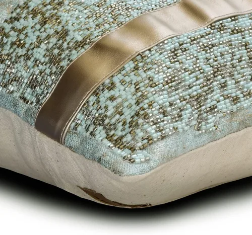 Vista 51 de The HomeCentric Fundas de almohada lumbares doradas de 12 x 14 pulgadas (11.8 x 13.8 in), de piel sintética, con diseño de animales, estilo moderno