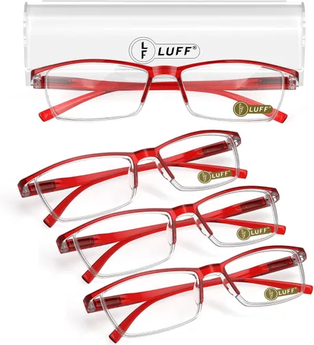 Vista 14 de LUFF 6 piezas Gafas de Lectura Anti-Rayos Azules Portátiles Ultra-Ligeras (0.00X)