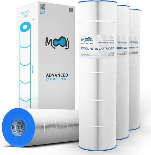 Vista 9 de MOAJ Paquete de 4 filtros avanzados para piscina que sustituyen a Hayward SwimClear C2025, CX470E, CX470-XRE, CX480, CX480-XRE, PA56SV, C-7458