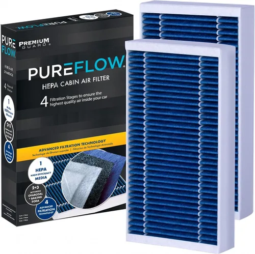 Vista 8 de PG PC9376 Filtro de aire de cabina de carbón activado Compatible con Mercedes-Benz ML350 2006-2011 3.5L; GL450 2007-2012 4.7L; 2006-2013 R350