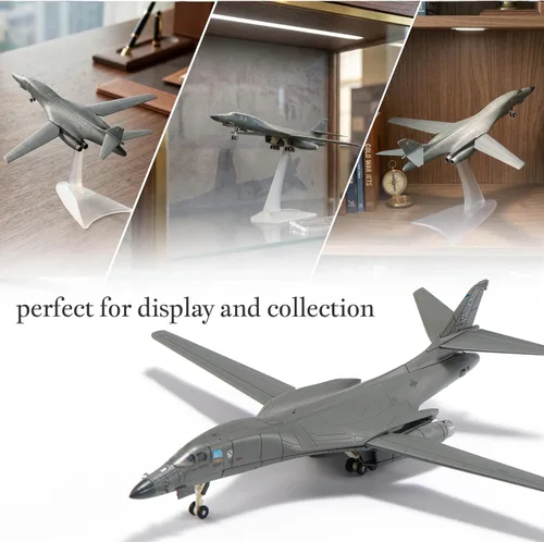 Vista 4 de B-1B Lancer Fighter Ataque Avión Modelo 1/200 Avión Militar Modelos Fundidos a Presión