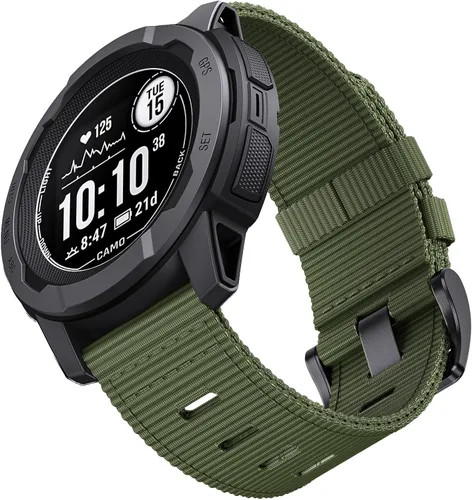 Vista 13 de Correa de repuesto para reloj Garmin Instinct Instinct 3 de 1.772 in, compatible con Garmin Instinct Solar, Tactical, Tide Esports, Sport Outdoor