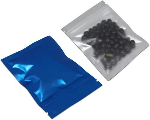 Vista 22 de PABCK: Paquete de 100 bolsas transparentes reutilizables con cierre hermético para almacenar alimentos, Negro