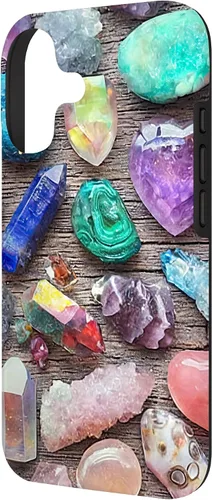 Vista 2 de Funda de energía de cristal curativo - Funda de abundancia para iPhone 17