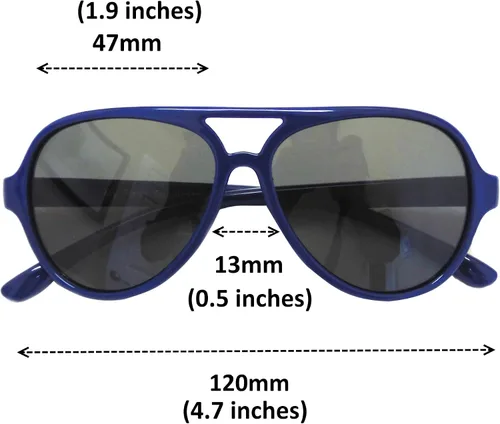 Vista 7 de Top Flyer primeros lentes de sol para niños de 2 a 4 años