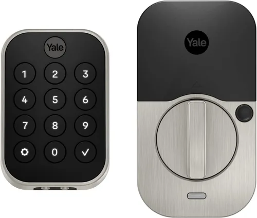 Vista 7 de Yale Assure Lock 2, Cerradura de Pestillo de Puerta de Entrada sin Llave Negro Gamuza con Teclado Electrónico con Pantalla Táctil para Entrada