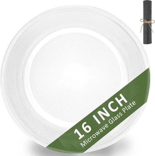Vista 7 de Placa giratoria de vidrio de 12 pulgadas para microondas Whirlpool y otros microondas de 1.5 y 1.7 pies cúbicos. Reemplaza WPW10337247 W11335034