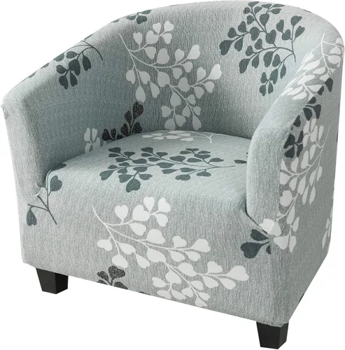 Vista 30 de NILUOH - Funda elástica para silla de club, cubierta elástica para silla de bañera, fundas para silla de barril, fundas para sillón, cubierta para 01