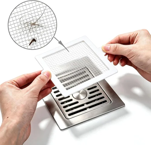 Vista 5 de 30 piezas desechables para desagüe de ducha, adhesivo de cubierta