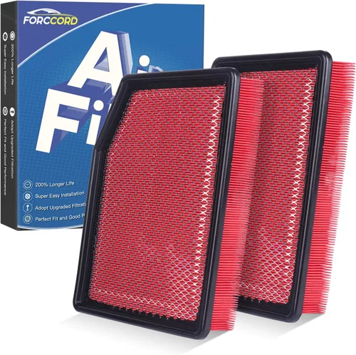 Vista 36 de Filtro de aire de motor CA12404 se adapta a 19-26 Chevrolet Silverado 1500/GMC Sierra 1500 21 22 23 24 25 26 Tahoe/Suburban/GMC Yukon Filtro de aire