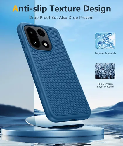 Vista 503 de FNTCASE Funda para iPhone 17 Pro: Fundas delgadas translúcidas de color azul claro compatibles con MagSafe, protección completa de la cámara