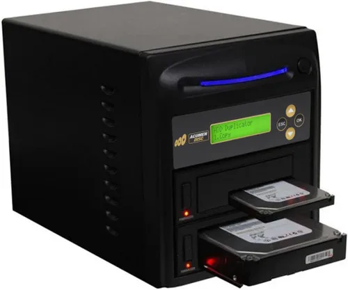 Vista 6 de Acumen Disc Duplicadora de discos duros de 1 a 7 GB/min, copiadora independiente y desinfectante/borrador compatible con DOD para múltiples discos