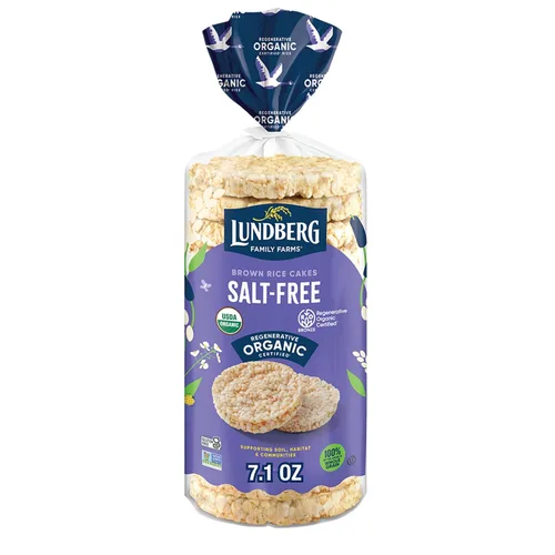 Vista 13 de Lundberg Tortas de arroz integral orgánico sin gluten ligeramente saladas- 8.5 oz