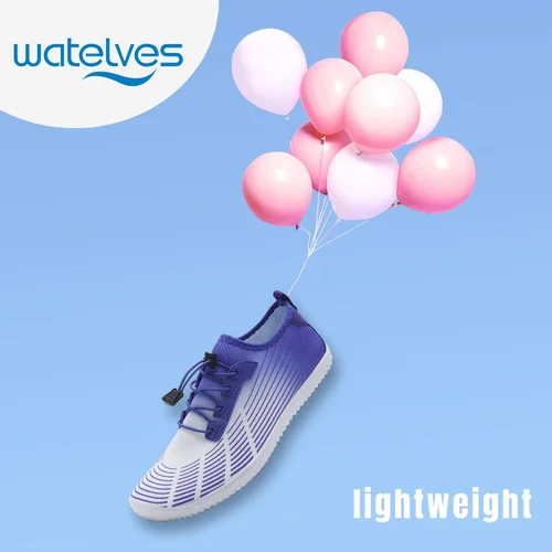 Vista 3 de Tenis impermeables para hombres y mujeres, descalzo, calcetín acuático de secado rápido para usar al aire libre, calzado deportivo para kayak