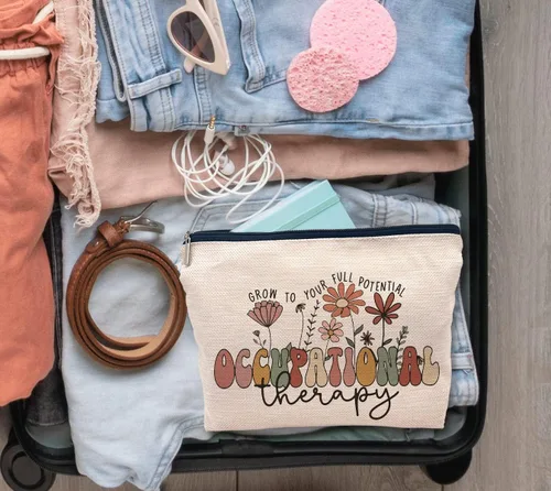 Vista 4 de IWXYI Bolsa de maquillaje OT - FT, Bolsa de maquillaje OT 1, Bohemio