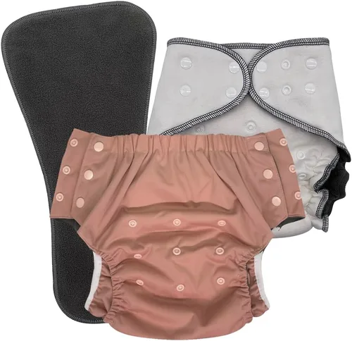 Vista 24 de EcoAble Juego de pañales de tela nocturna para niños grandes, de 6 a 16 años Bragas protectoras para necesidades especiales para incontinencia