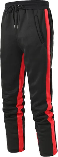 Vista 7 de Larisalt Sudaderas con capucha para hombre color negro, trajes casuales para hombre, conjuntos de chaqueta y pantalones deportivos para fitness
