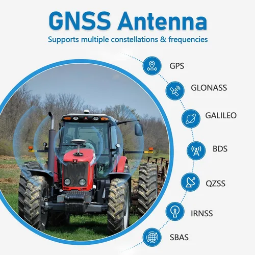 Vista 3 de Sistema de orientación del tractor JY100 más con el software de la precisión AG, tableta de Android10, alta exactitud de 4 pulgadas por PPP, 1