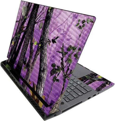 Vista 675 de MightySkins - Skin brillante con purpurina para Alienware M17 R3 (2020) y M17 R4 (2021) - Diversión de los años 90 Acabado duradero con purpurina