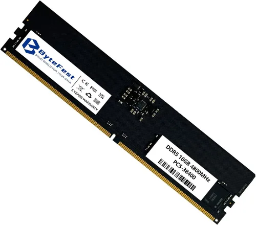 Vista 15 de DDR5 RAM 16GB 5600MHz PC5-44800 CL46 UDIMM 1.1V 288 Pin Compatible Computadora de escritorio Módulo de memoria RAM