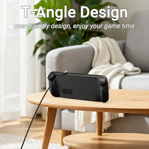 Vista 5 de Cable de extensión USB 4.0 USB-C macho a hembra en ángulo recto de Carga rápida de 240 W 5 A, transferencia de datos de alta velocidad de 40 Gbps