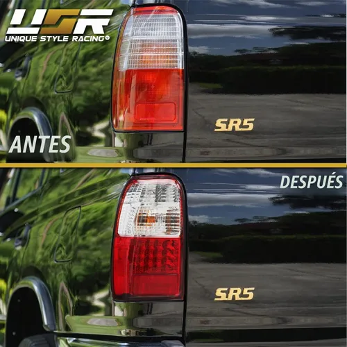 Vista 3 de USR DEPO 96-02 Luces traseras para 4Runner - Rojo/Transparente Plug and Play TODOS LOS LED INCLUIDOS Juego de lámparas traseras