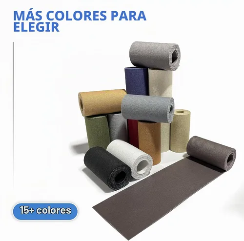 Vista 7 de KING MOUNTAIN Parche de lona para planchar, 3 x 60 pulgadas, parche de reparación de tela 100% algodón impermeable, utilizado para varios sofás Beige