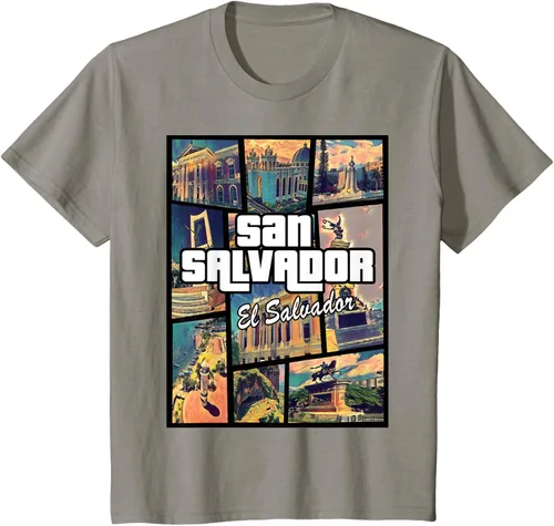 Vista 34 de Camiseta Orgullosa de San Salvador Capital El Salvador