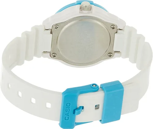 Vista 2 de Casio LRW200H-2BV Reloj de cuarzo de resina blanca con esfera blanca para mujer, Blanco, Reloj analógico, reloj de cuarzo