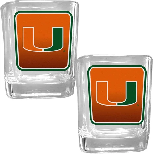 Vista 28 de Siskiyou Sports NCAA unisex Square Glass Shot Glass Set
