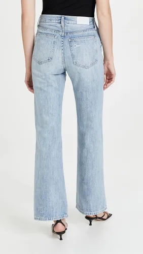 Vista 3 de Pistola Denim Stevie Jeans de pierna ancha de talle alto para mujer
