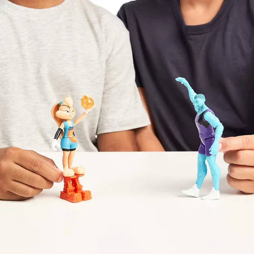 Vista 4 de Moose Toys Bunny Space Jam: A New Legacy - Paquete de 2 - Rivales en la Cancha - Lola & Wet/Fire, Multicolor (14580)