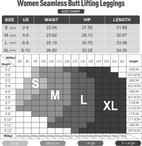 Vista 7 de MOOSLOVER - Leggings de entrenamiento levanta glúteos sin costuras, de cintura alta para mujer. Pantalones para yoga ajustados de compresión