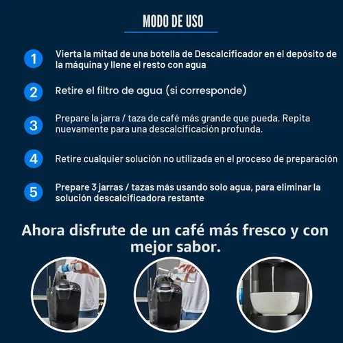 Vista 7 de Essential Values Solución Descalcificadora (8 fl oz / 236 ml) – Limpiador de Cafetera para Nespresso, Keurig, Breville y Más – Funciona en Todas