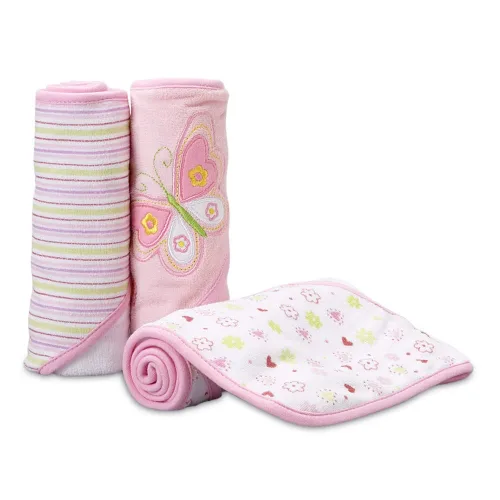 Vista 8 de Spasilk Juego de toallas con capucha para niños y niñas recién nacidos, toallas de bebé de rizo suave, esenciales para el baño del bebé, ideal Azul