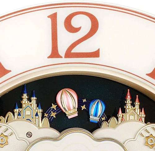 Vista 4 de Wall Clock Retro Clock Creative Modern Minimalist Living Room Wall Clock Mute Wall Round Decorative Wall Clocks (41.5 * 41.5CM)