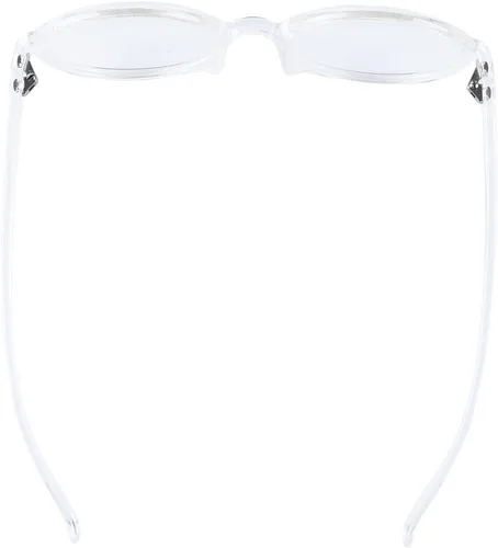 Vista 23 de Anteojos con marco redondo retro y lente transparente de moda, de 2 pulgadas, de Agstum