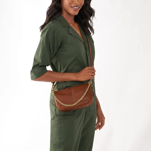 Vista 7 de Fossil Bolso de hombro Jolie de cuero para mujer