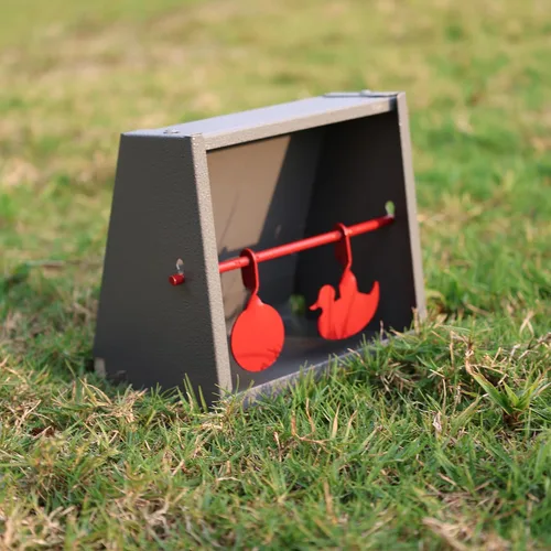 Vista 2 de Target Bb Gun Target, Bb Gun Target, viene con 20 objetivos de papel y, reinicio automático, cuadrado, hierro, diseño portátil adecuado