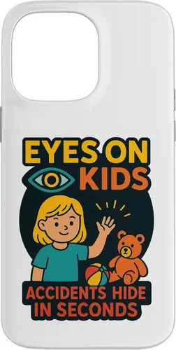 Vista 21 de Eyes on Kids Child Safety Gift for Moms, Granny, Grandad Case for iPhone XR