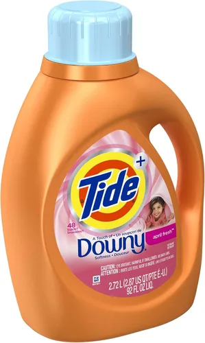 Vista 9 de Tide Plus con un toque de Downy April Fresh - Detergente líquido para la ropa, 29 coladas, 46 fl oz