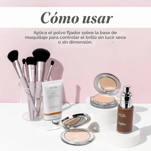 Vista 5 de PÜR MINERALS Balancing Act - Polvo perfeccionador de la piel matificante