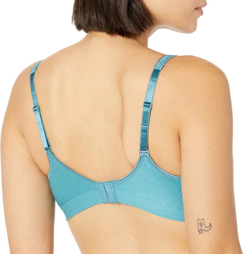 Vista 2 de Hanes Ultimate Perfect Coverage ComfortFlex Fit - Brasier sin varillas, color gris pardo suave
